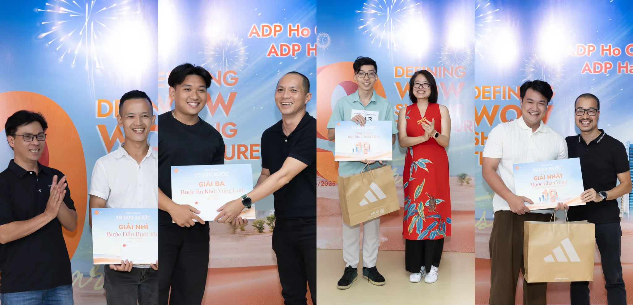<figcaption>Winners of the “19,000 Steps” Minigame</figcaption>